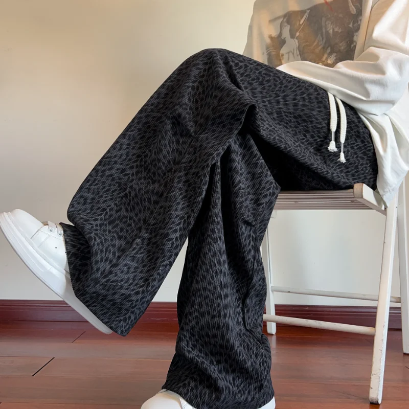 

Autumn Mens Clothes Male Sweatpants Y2K Overalls Youth Clothing Working Pants for Man Homme Leisure Baggy Pants Corduroy Fashion