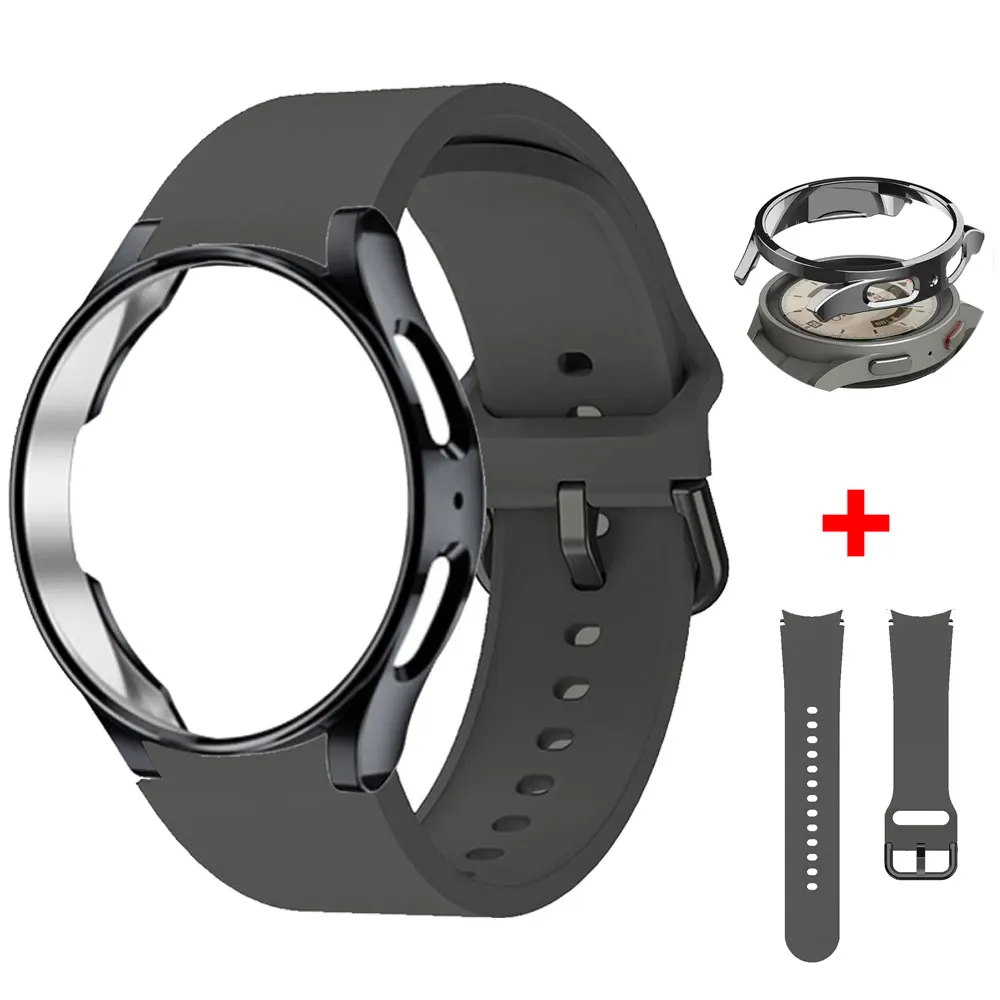 

Case+Band For Samsung Galaxy Watch 5 Pro 45mm Watchband Sport 4/6 Classic 42 43 46 47mm Bracelet Galaxy Watch 4/5/6 40 44mm Band