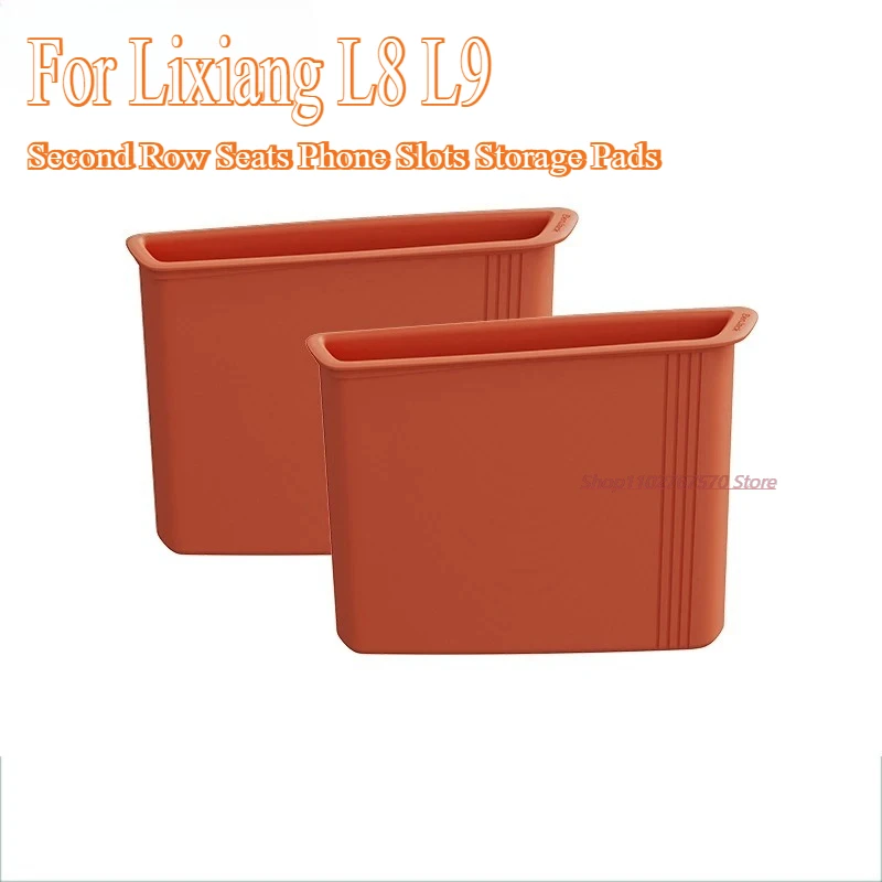 

For Li Lixiang L8 L9 Car Styling Second Row Seats Phone Slots Storage Pads Auto Storage Boxes Interior Modification Accessories