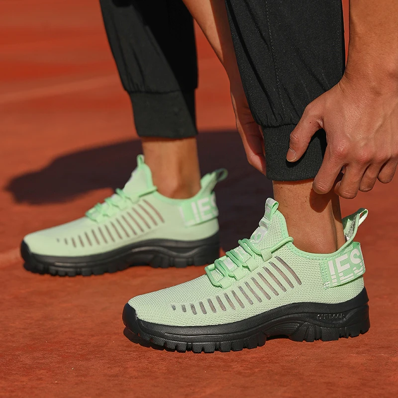 Mens Running Shoes Lightweight Breathable Mesh Sneakers for Jogging Gym Workout Mens Casual Shoes Slip On Walking Shoes for Men - view 2