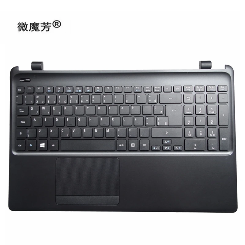 

Used laptop keyboard with C shell for Acer E1-570G E1-572G E1-522 E1-572G E1-570 E1-510 Palmrest C Cover upper case BLACK