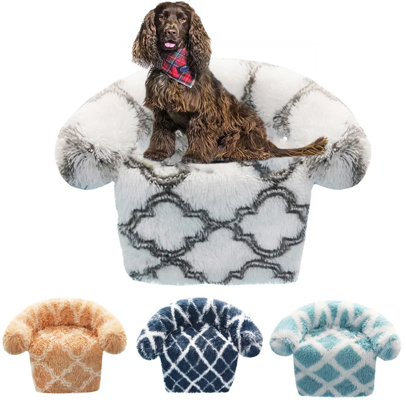 Pet Dog Mat Sofa Dog Bed Blanket Lattice Cushion Rug Warm Cat Bed Mat Couches Floor Protector Kennel Dog Bed For Large Dogs xxl