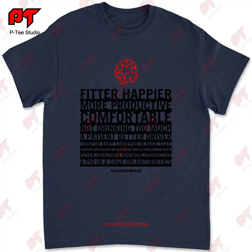 Radiohead Fitter Happier T-shirt MGRU