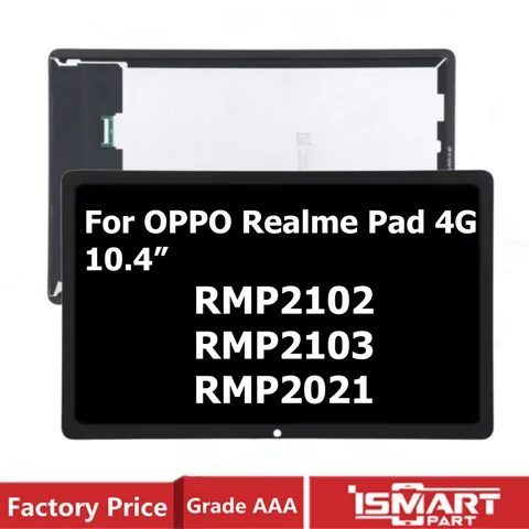 10.4" For OPPO Realme Pad RMP2102 RMP2103 RMP2021 Screen Display LCD Touch Digitizer Assembly Replacement Tested OK