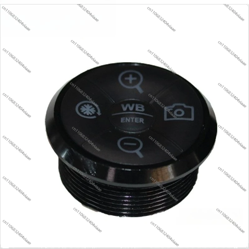 For SF25WA Metal Five-way Switch, Panel Mounting 25mm Diameter, Five-way Button Switch with Light