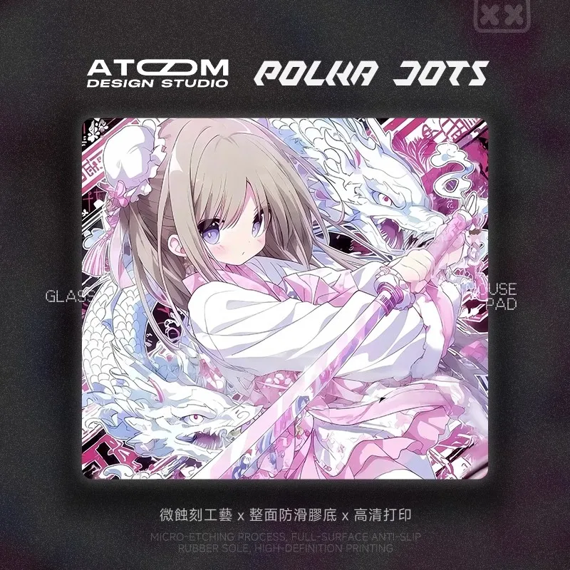 

Новый коврик для мыши из закаленного стекла с микротравировкой, улучшенный киберспортивный FPS, гладкий водонепроницаемый нефотоэлектрический настольный коврик, игровая клавиатура, подарок