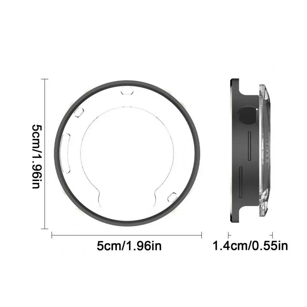 Metal Watch Cover Shockproof Metal Bezel Protector Round Watch Bumper Cover Durable Protective Case for Cmf by Nothing Watch