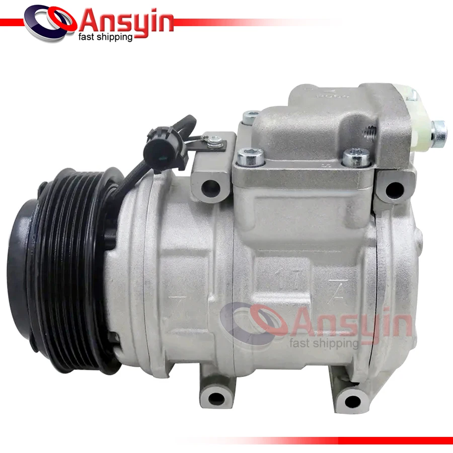 10PA17C AC A/C Air Conditioning Compressor Cooling Pump 6PK For SSANGYONG REXTON RODIUS 2.7 2002- SY558-02 6652300011 6652300211