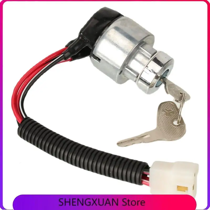 Four Wire Ignition Lock Key Switch Waterproof Anti-rust Engine Start Parts for Mini Pocket Bikes