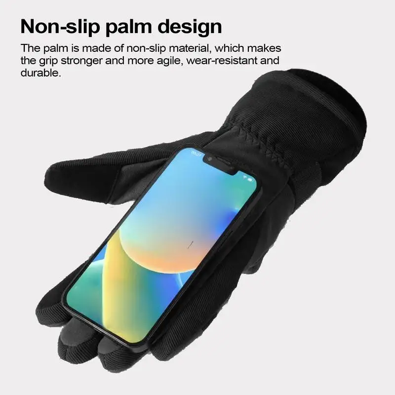 

Screen Touch Gloves Breathable Screen Touch Cycling Mitten Multifunctional Running Mittens Cold Weather Mittens For Sports