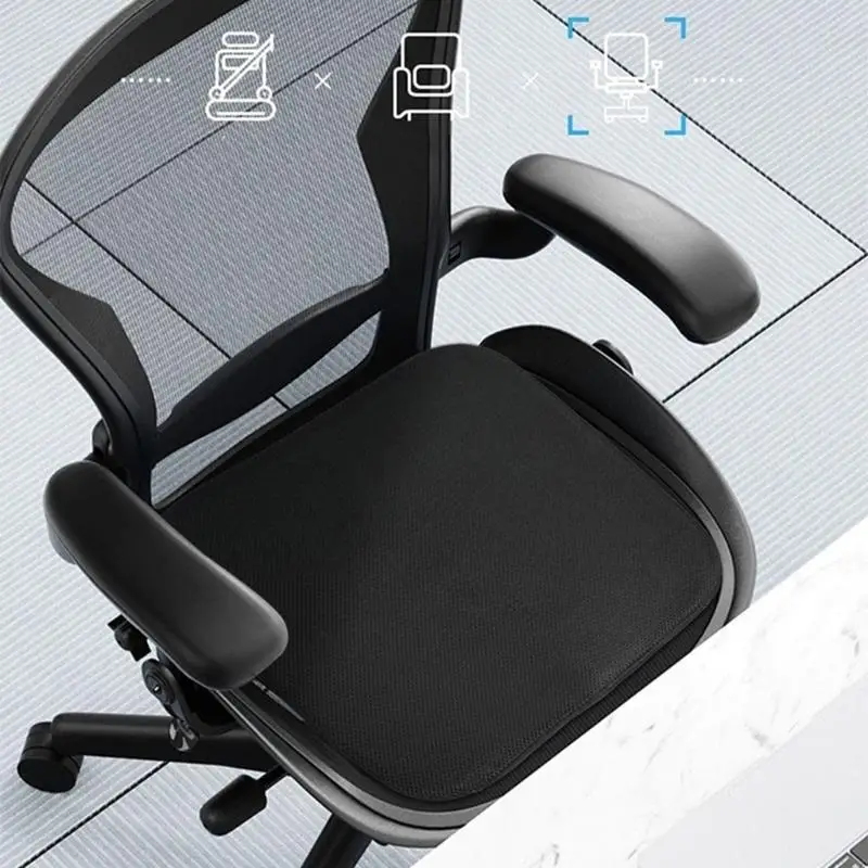 Car Seating Cushions Memory Foams with Polyester Cover Comfortable Car Seating Wedges Cushions Not Slip Cover Simple Installs