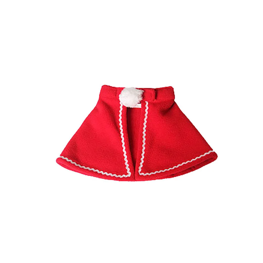 

Red Polar Fleece Pet Cape Dog Cloak Cat Christmas Costume Size M Christmas Pet Costume Festive Accessories Cat Cape