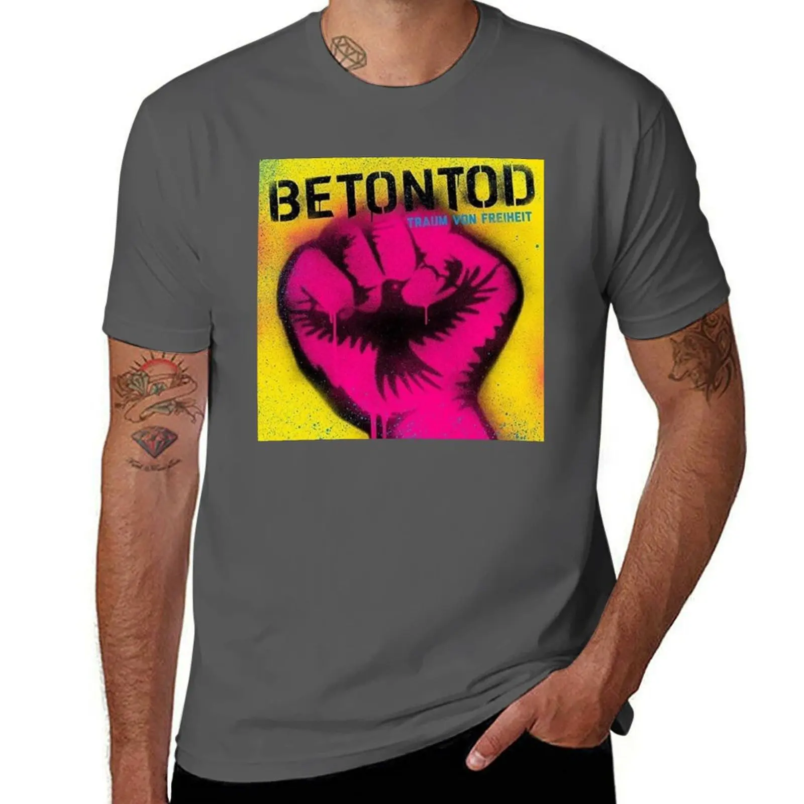 

Betontod - Traum von Freiheit album 2015 T-Shirt Long Lasting Casual T-Shirt