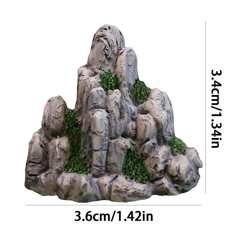 Resin Home Aquarium Rock Cave Fish Tank Decorations Ornament Mountain Hiding Cave Aquarium Accessories Aquarium Acuario