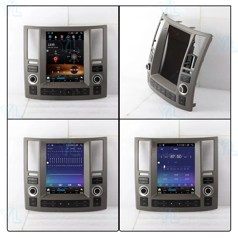 Npl لإنفينيتي FX35 FX45 2003 - 2009 أندرويد 14.0 راديو السيارة نظام تحديد المواقع والملاحة الوسائط المتعددة ستيريو استقبال رئيس وحدة بلوتوث واي فاي #5