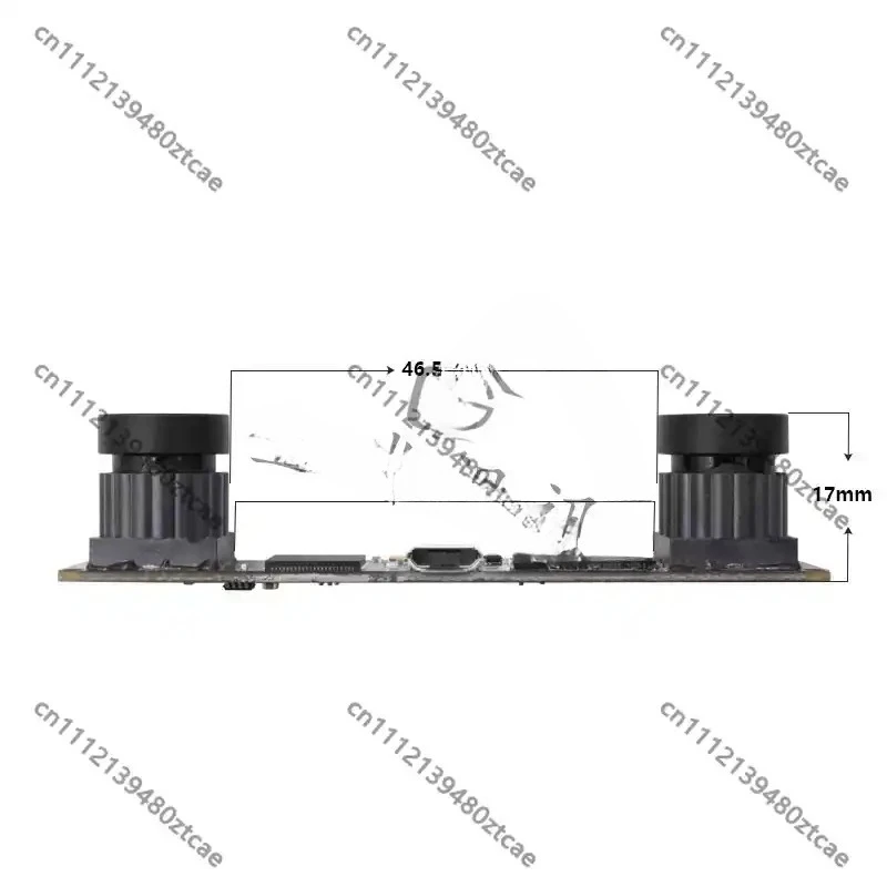 1.3MP Binocular USB Camera Module High Speed Dual Image Wide Angle Lens Undistorted Industrial Camera Module