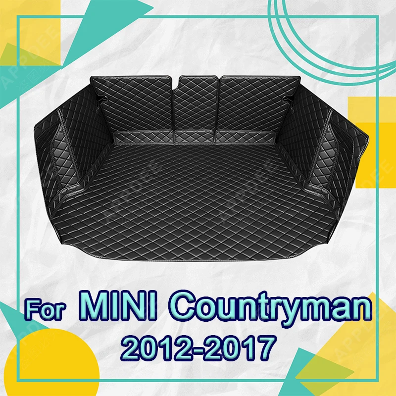 Auto Full Coverage Trunk Mat For MINI COUNTRYMAN 2012-2017 16 15 14 13 Car Boot Cover Pad Liner Interior Protector Accessories