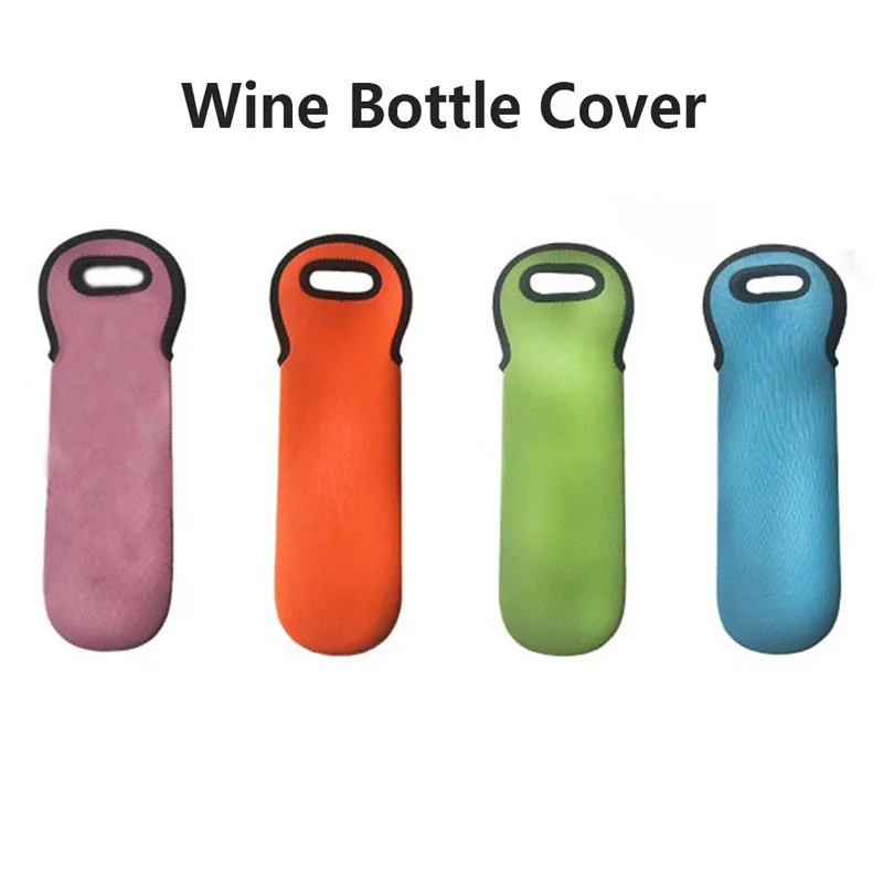 1PC Bottles Neoprene Wine Bottle Freezer Bag Cooler Wine-bottle Bag Protect Insulated Cover Beer Cooling Holder Carrier