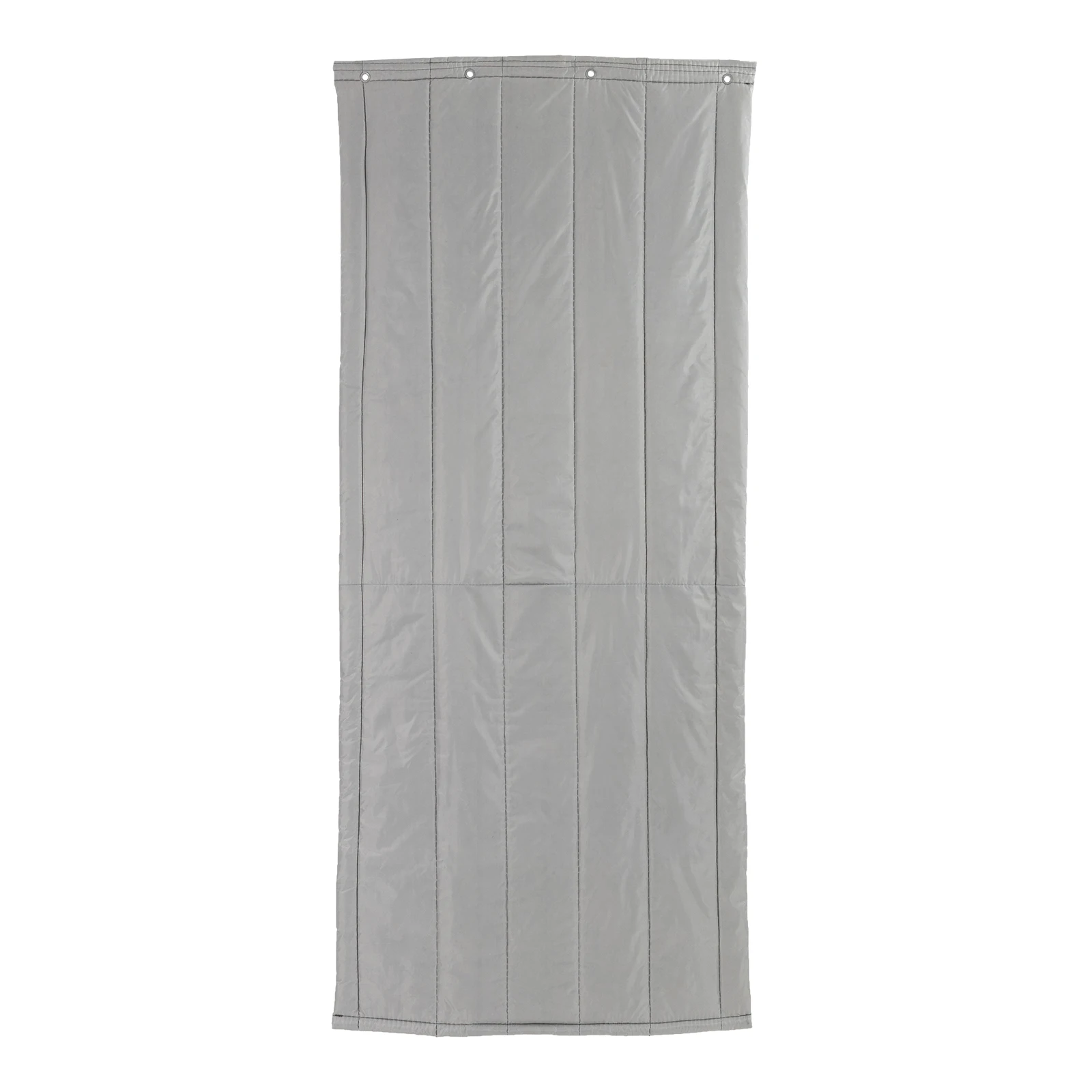 Extra-Large Gray Insulated Door Curtain - Easy Install, Compact Storage, and Durable Material