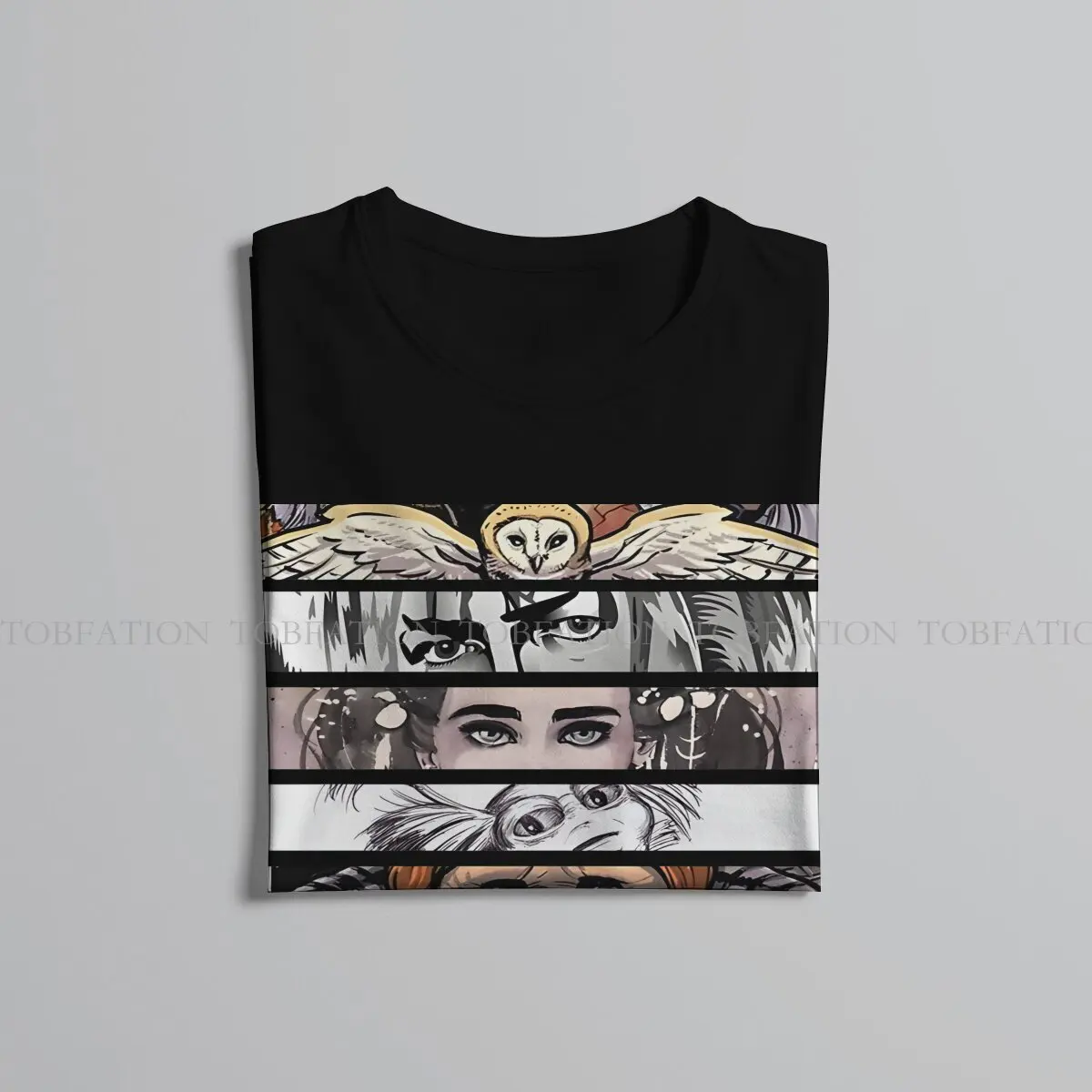 All Eyes Graphic TShirt Labyrinth Film Printing Tops Casual T Shirt Men Tee 100% Cotton Gift Idea