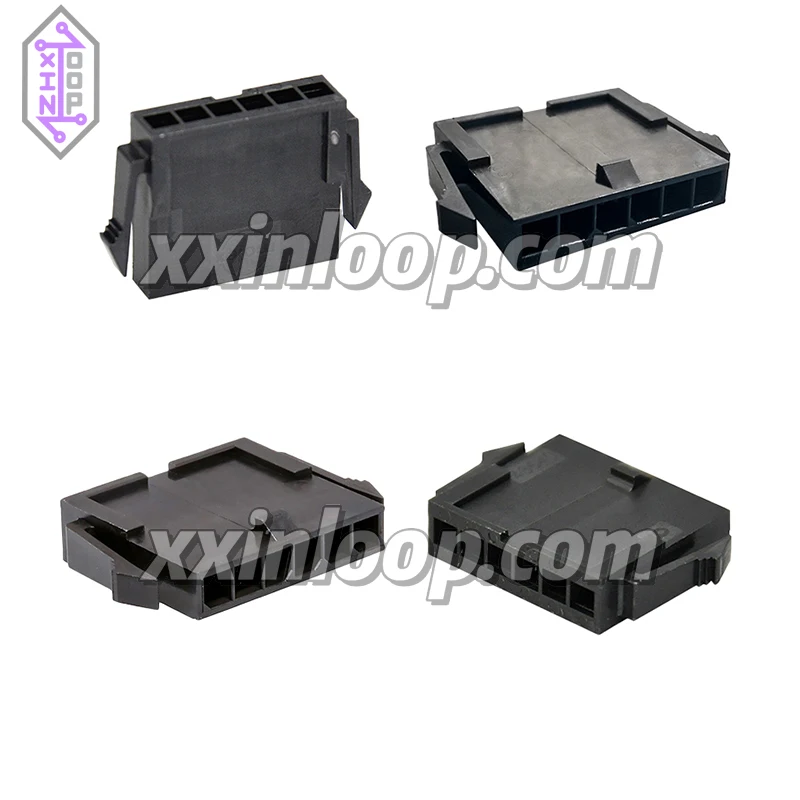 

43640-0600 6-Circuit Micro-Fit 3.0 Plug Housing 3 mm Pitch Panel-Mount Male Connector Rated 5A 250V UL94 V-0