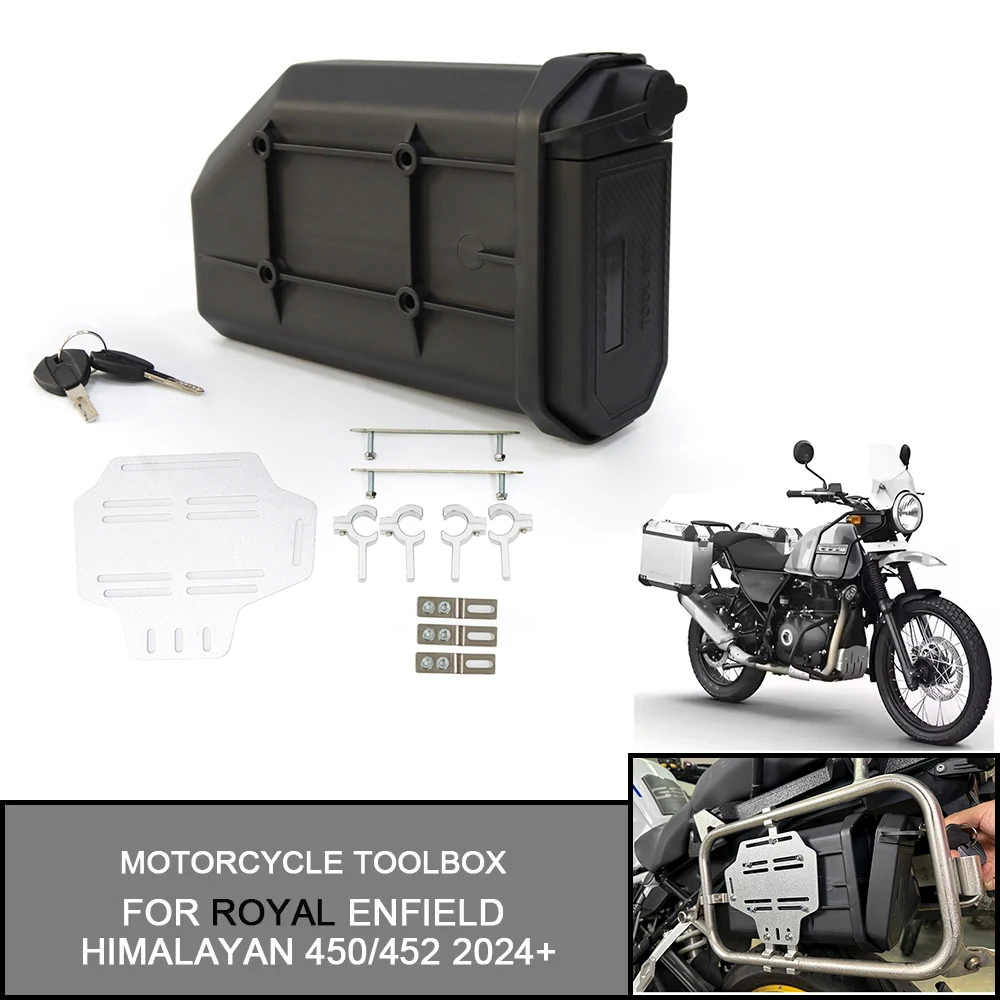 For Royal Enfield Himalayan 450/452 2024+ Side Decorative Box Motorcycle Waterproof Toolbox Right Left Side Boxes