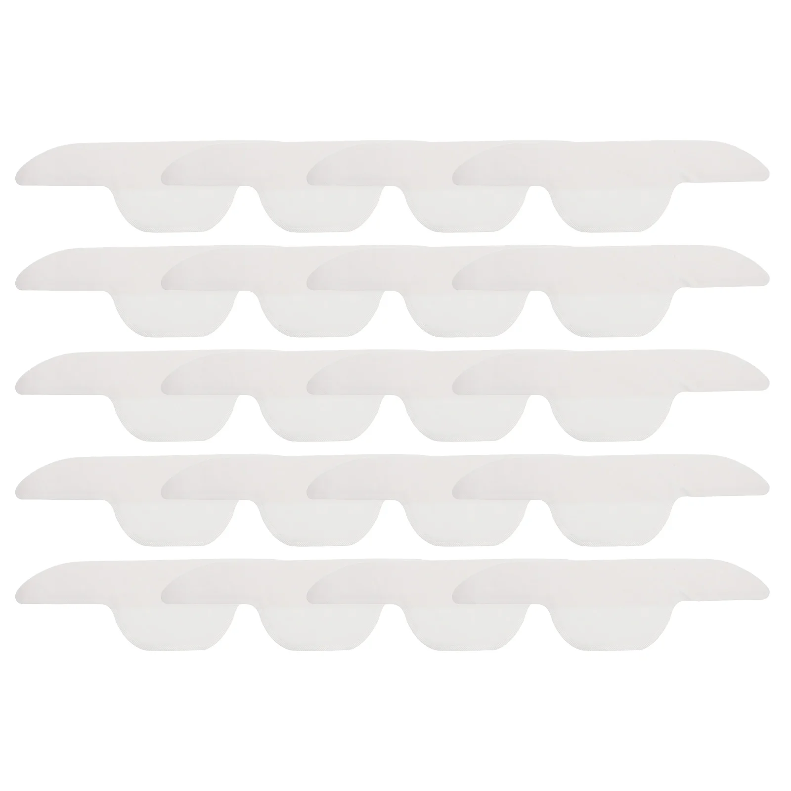 20pcs 땀 흡수 스티커 칼라 프로텍터 셔츠 목 보이지 않는 패드에 대 한 일회용 Sweatband 여름 겨울 높은