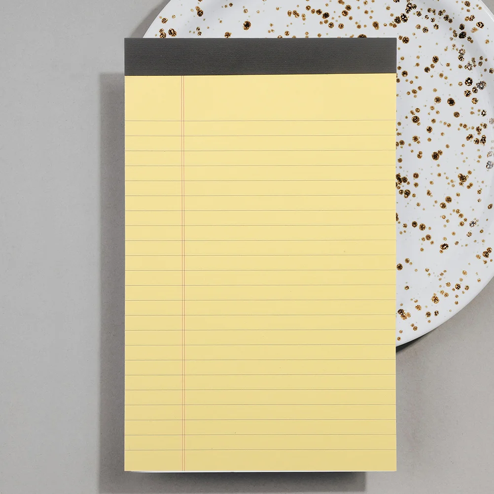 노트패드 종이 패드 대학 노트용 50매 두꺼운 양면 필기 패드 학생 변호사 사무실 학교용 법률용