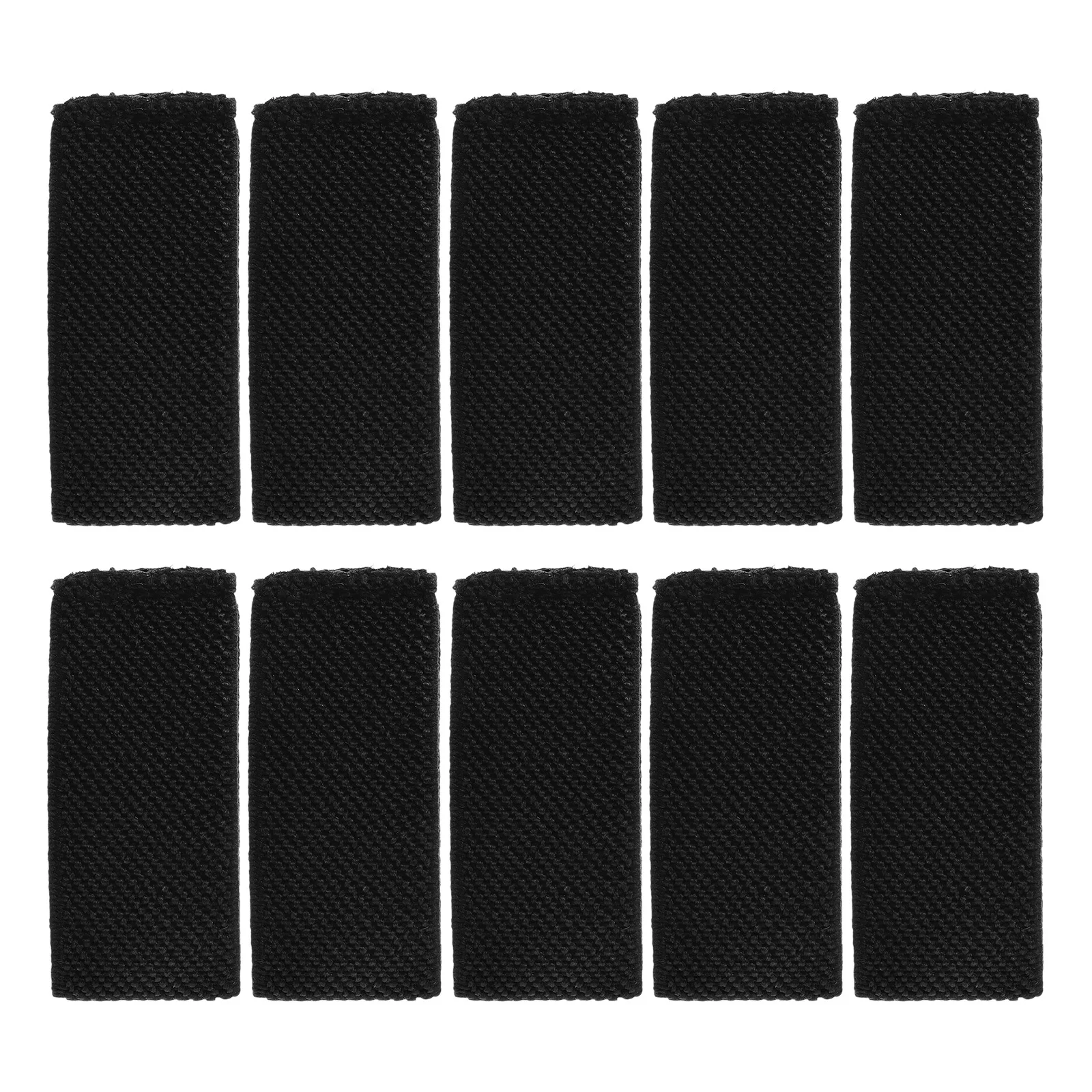 10 قطع من أشرطة الحزام المرنة المصنوعة من القماش شديدة التحمل وقابلة للتعديل مناسبة لأحزمة الظهر ومنظم تخزين الحبل