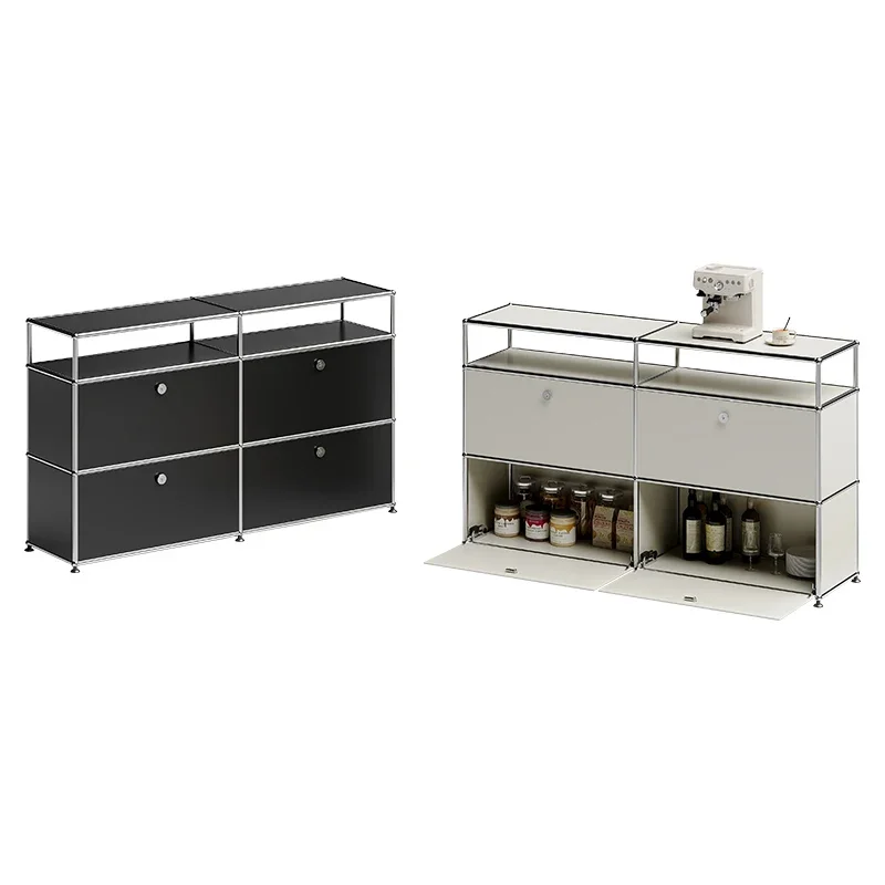Modular display cabinet, combination sideboard dining room furniture size modular, modern console storage