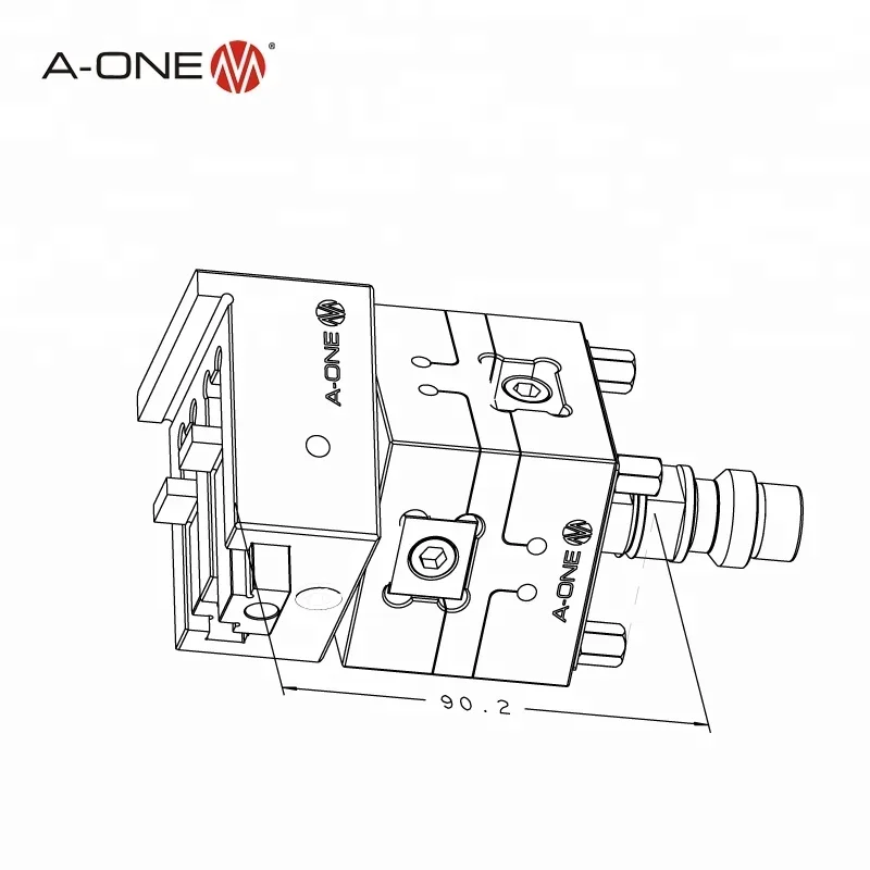 A-ONE  fixture precision  steel  wire-cut rotatable pendulum vise   3A-200002