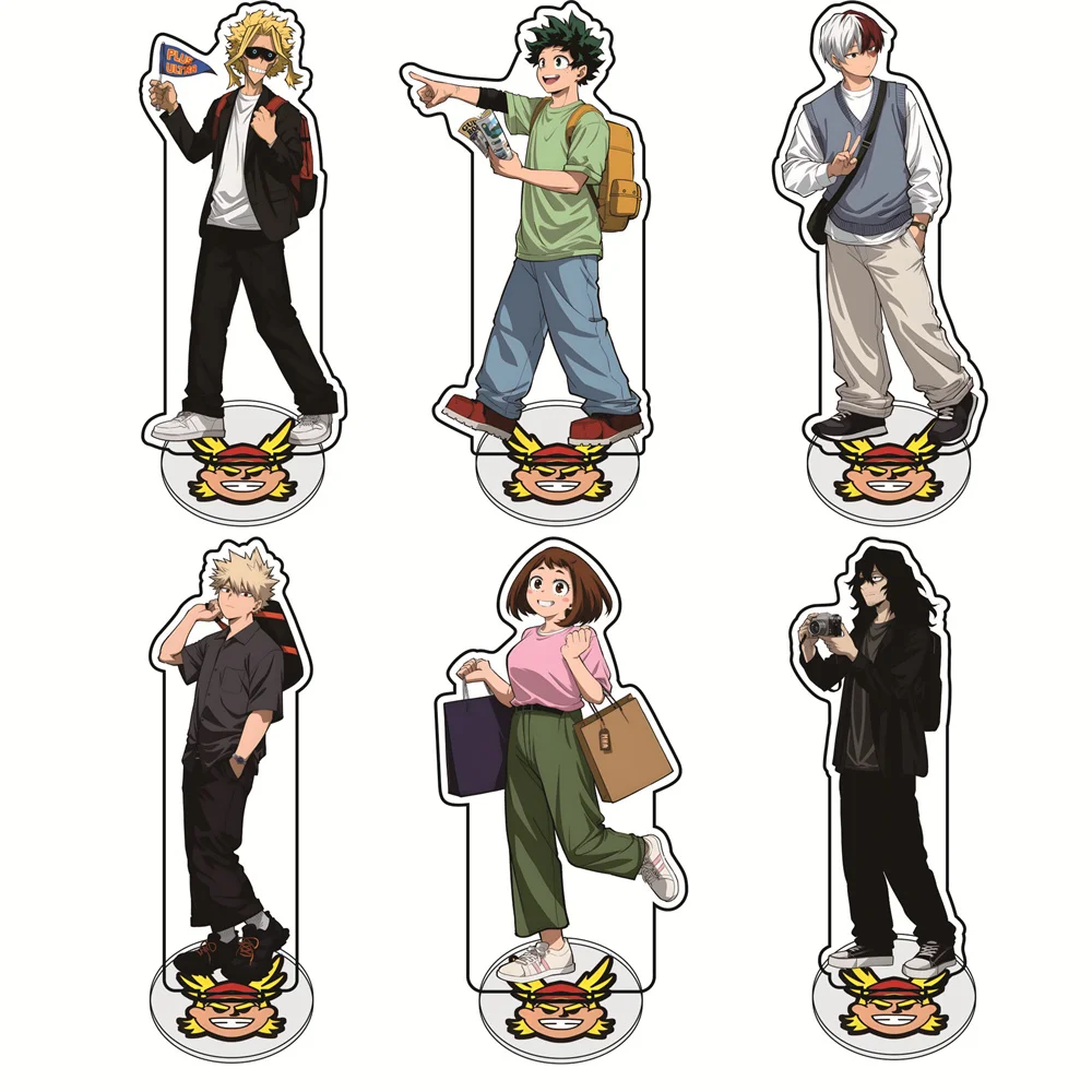 Anime My Hero Academia 15cm Acrylic Stand Tabletop Decorations Exquisite Products Accessories Decor Gifts Keychain