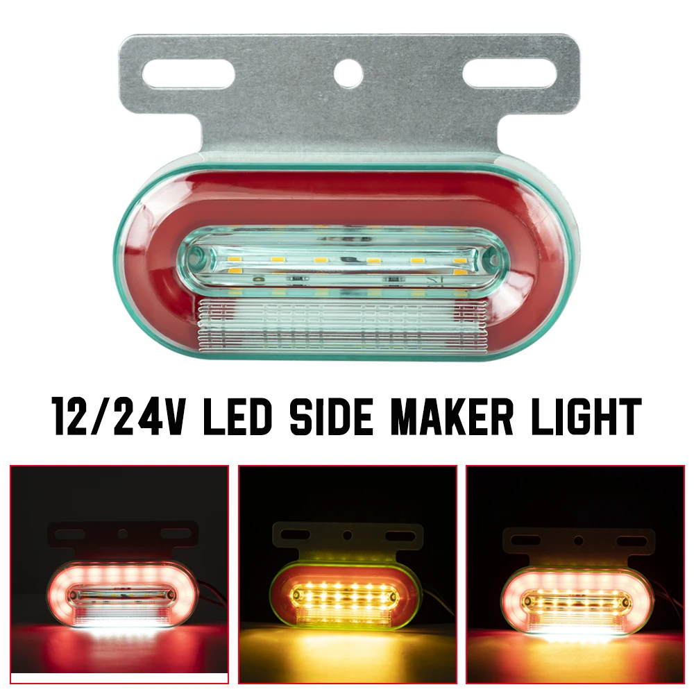 Truck Side Light 24v Waterproof Super Bright Led Light Guide Water Side Light