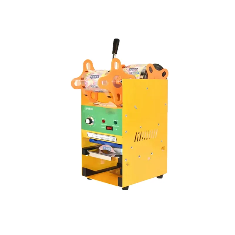 

Semi-automatic milk tea sealing machine Multifunctional milk tea baler Beverage sealing machine Soybean milk sealing machine
