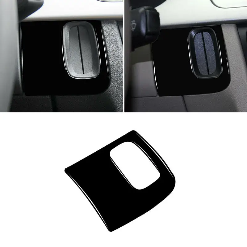 Car Accessories Engine Start Button Key Hole Frame Cover Trim For Audi A4 B8 2009 2010 2011 2012 2013 2014 2015 2016 Piano Black