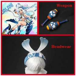 Mualani Cosplay Headwear And Weapons Game Genshin Impact Halloween Party Carnival Role Play Outfits Accessories Props