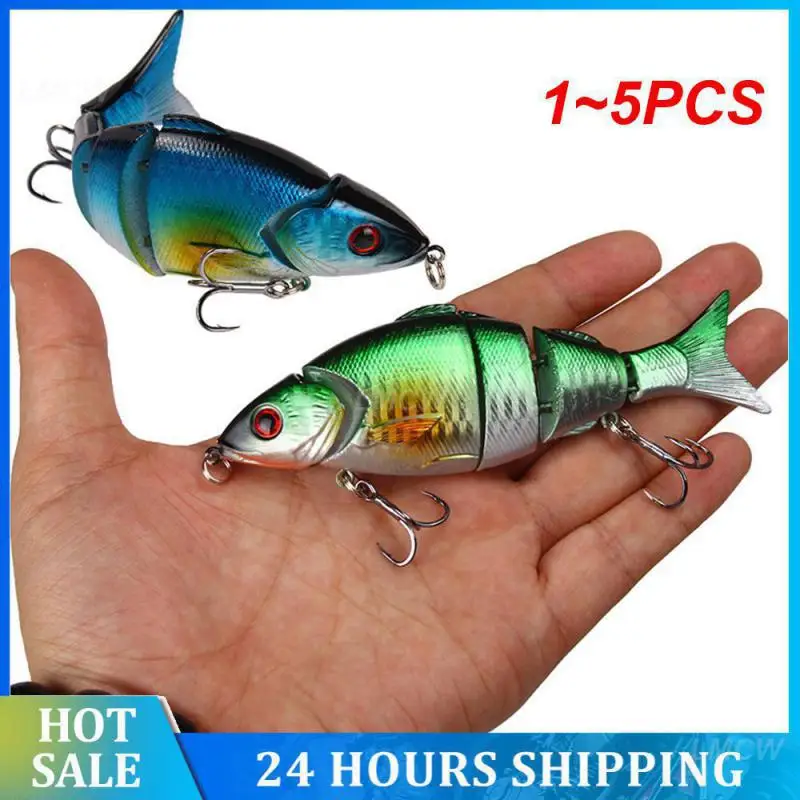 

1~5PCS Simulation Bait Sling Fish Quickly Yellow Luya Bait Fishing Supplies Fake Bait Strong Penetrating Power Blue Fishing Bait