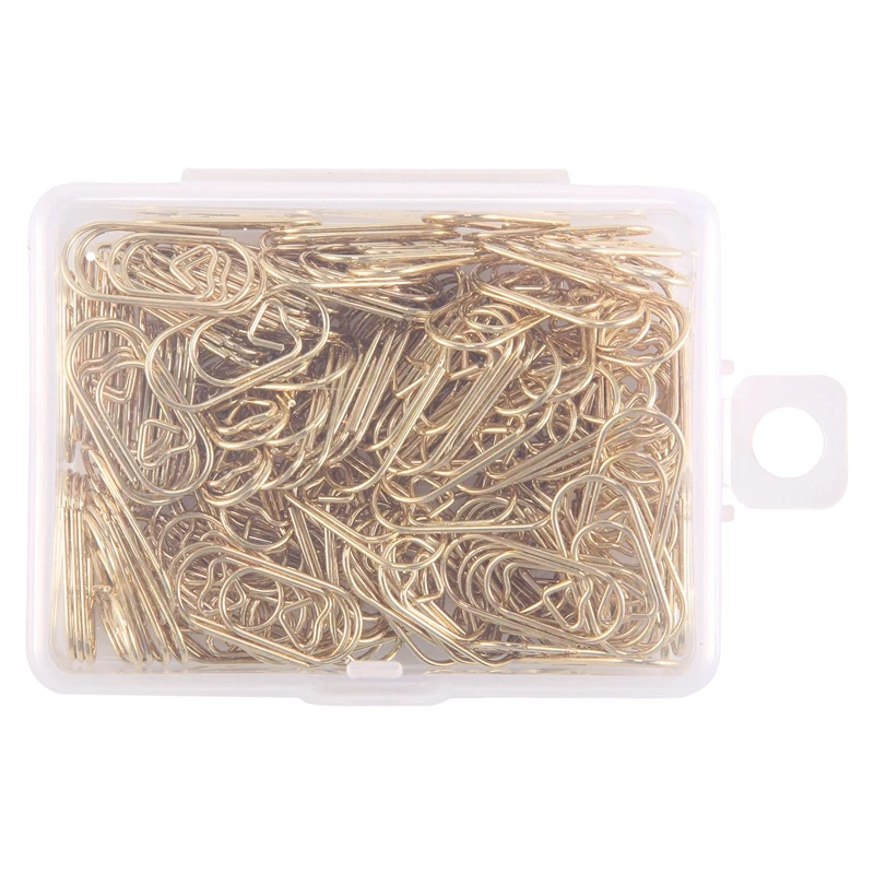 150 Pieces Cute Paper Clips Mini Clips Heart Shaped Paperclips Bookmark Clips For Office Supplier School