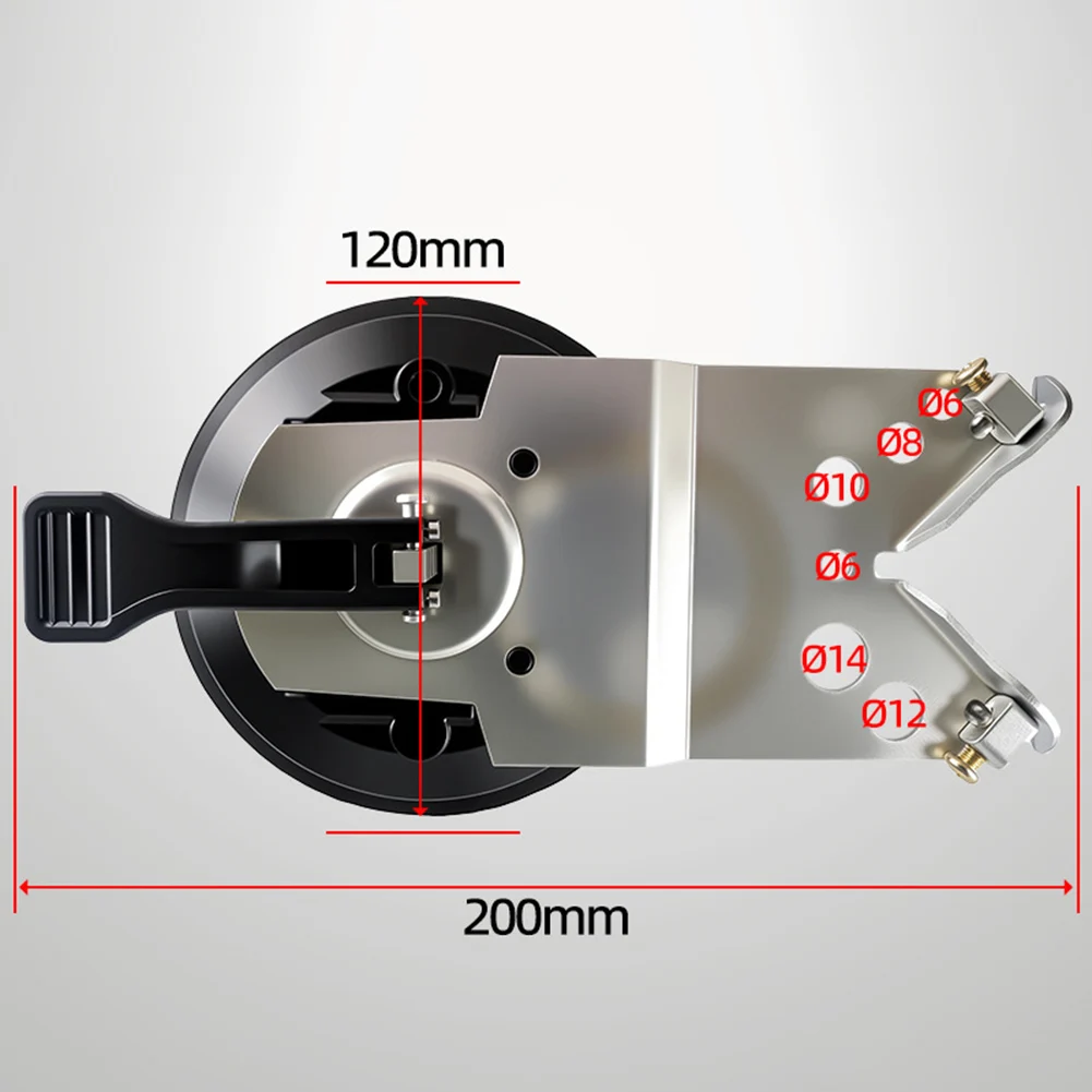 

1x Glass Tile Hole Opening Locator For 6-150mm With Suction Cup Core Bit Guide Power Tool Accessories