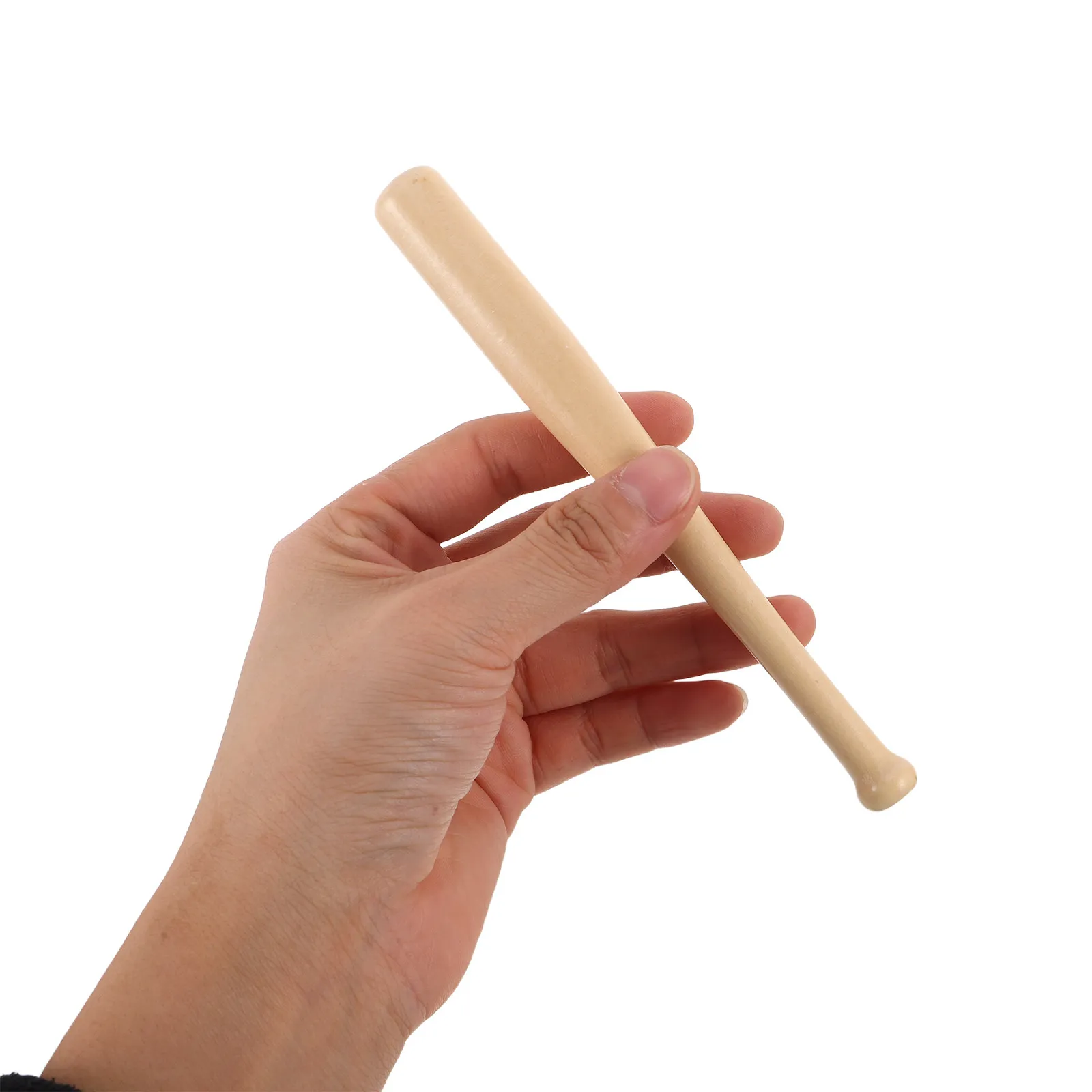 

Набор из 1 мини-бейсбольной биты для детей, из цельного дерева, с натуральной текстурой, для занятий спортом на открытом воздухе, тренировочный стартовый комплект для малышей и детей