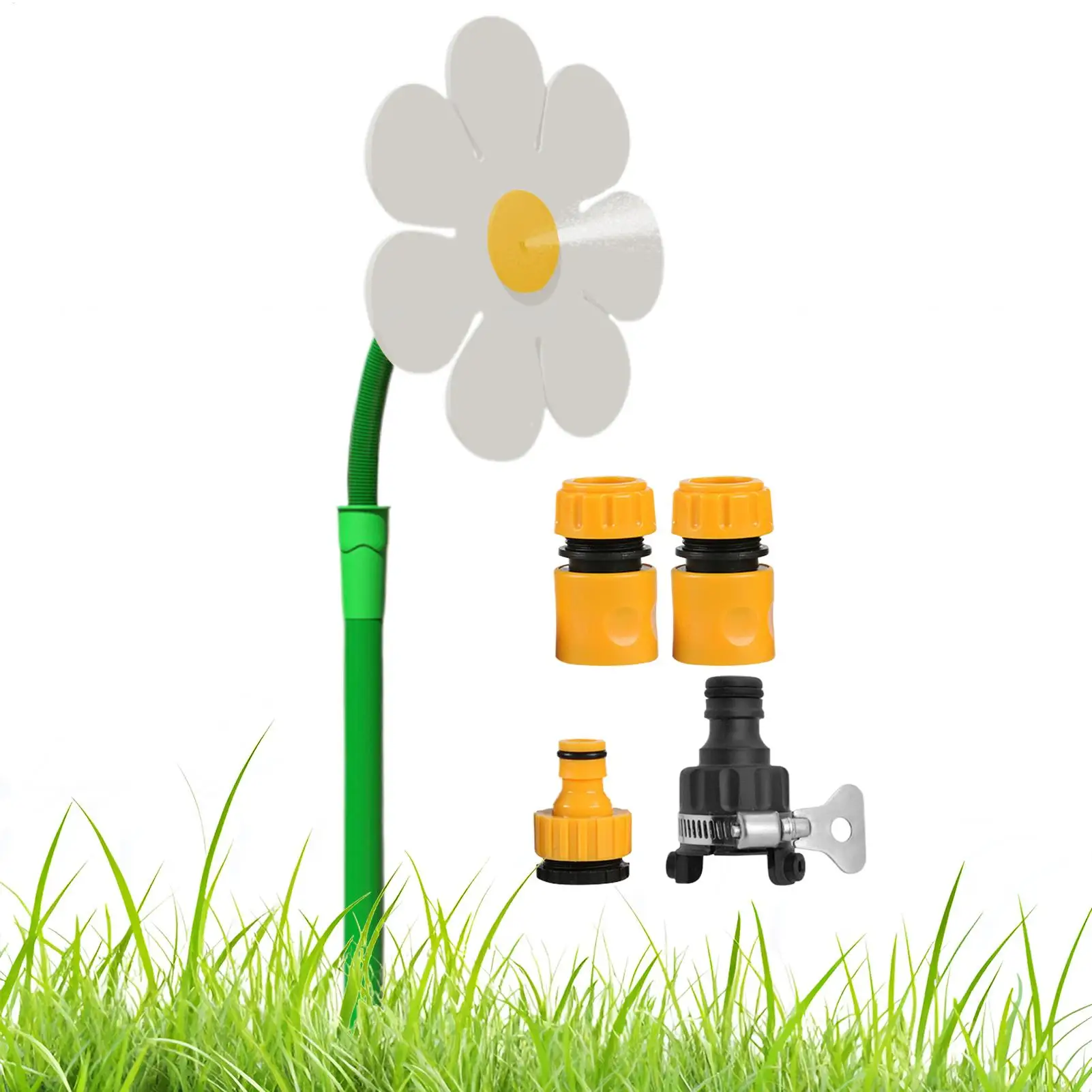 

Daisy Sprinkler Lawn Water Sprinkler 360 Degree Rotating Yard Irrigation System For Watering Playing Farm Irrigation Patio