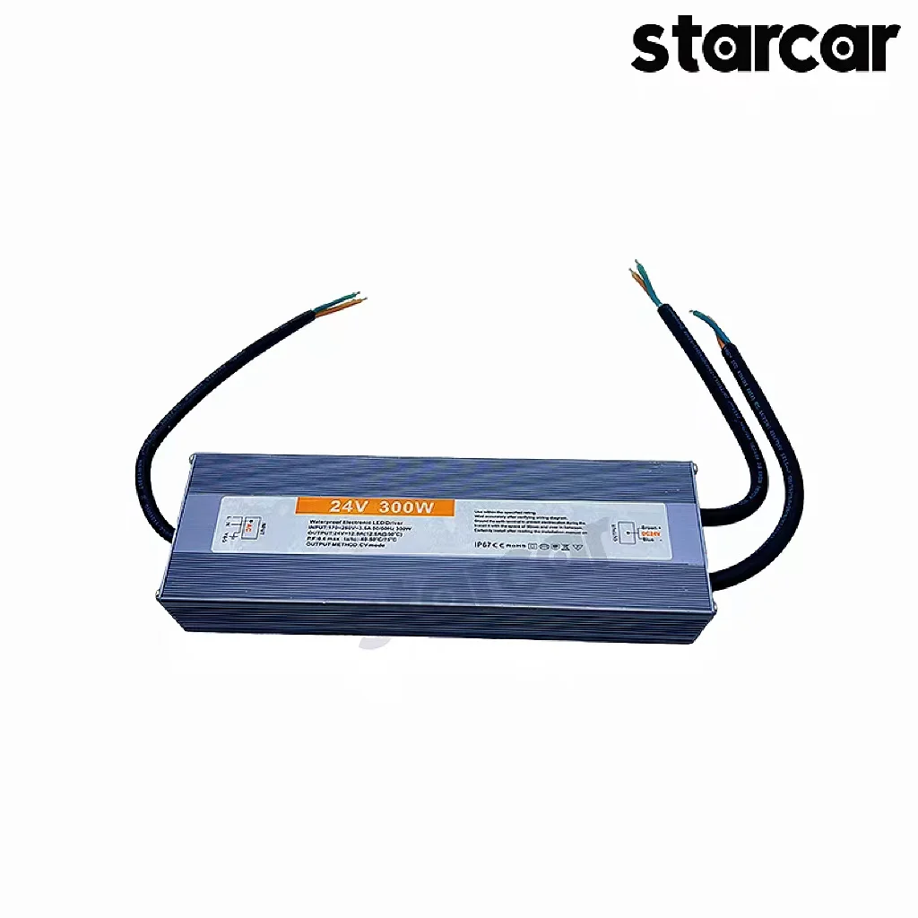 350W Waterproof IP67 Power Supply 12V 24V Transformer AC/DC Adapter for LED Strip Lights Module CCTV Power Accessories