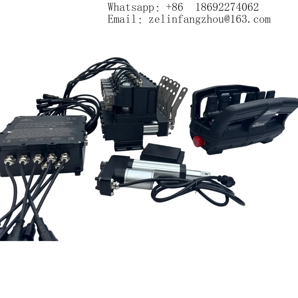 Industrial Wireless Remote Control System for Truck Crane 6 Motors DC 12V 24V 22kg Heavy Duty Transmitter Receiver Set