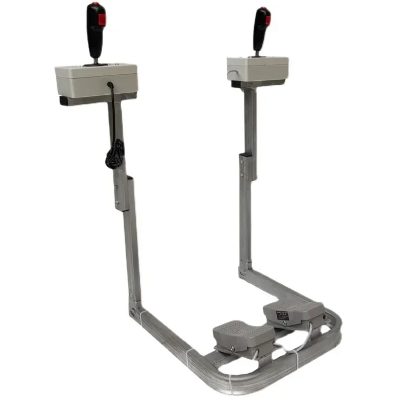 Simulated engineering machinery rocker arm handle, excavator driving simulator, dual pedal computer