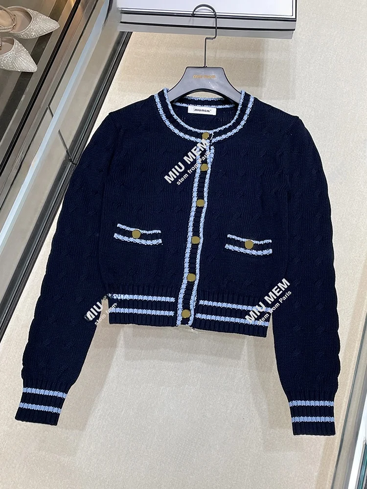 

Sweet Color Blo Knitted Open Cardigan Women's Outerwear Miumem Brand Commute Sle Regular Fit Long Sve Polyester Fiber
