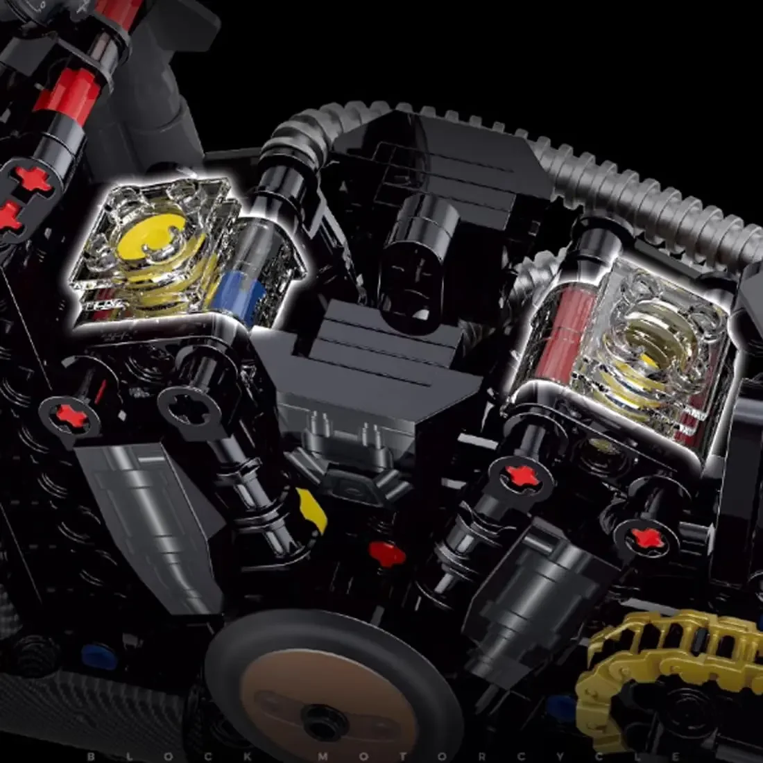 ตัวต่อรถมอเตอร์ไซค์ฮาคินัง เล่อหลง ของเล่นเด็ก เป็นของขวัญวันเกิด วันคริสต์มาส หรือวันขอบคุณพระเจ้าสำหรับเด็ก