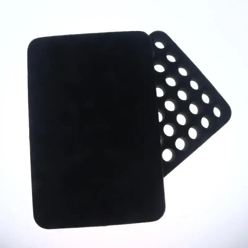 60 فتحة من الفوم، مقسم سفلي قابل للإزالة يحمل 60 زجاجة 15 مل / 10 مل زجاجات من طلاء الأظافر أو الزيوت العطرية #6