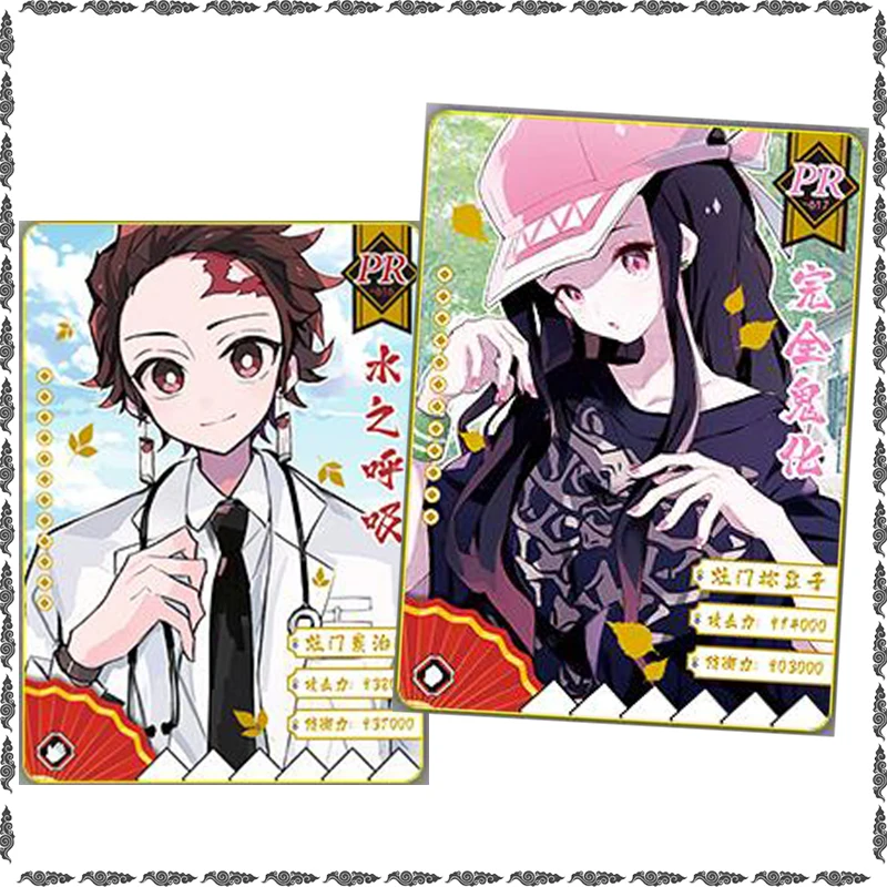cartao-colecionavel-holografico-raro-do-anime-demon-slayer-com-kamado-tanjiro-e-kamado-nezuko-presente-de-natal-e-aniversario