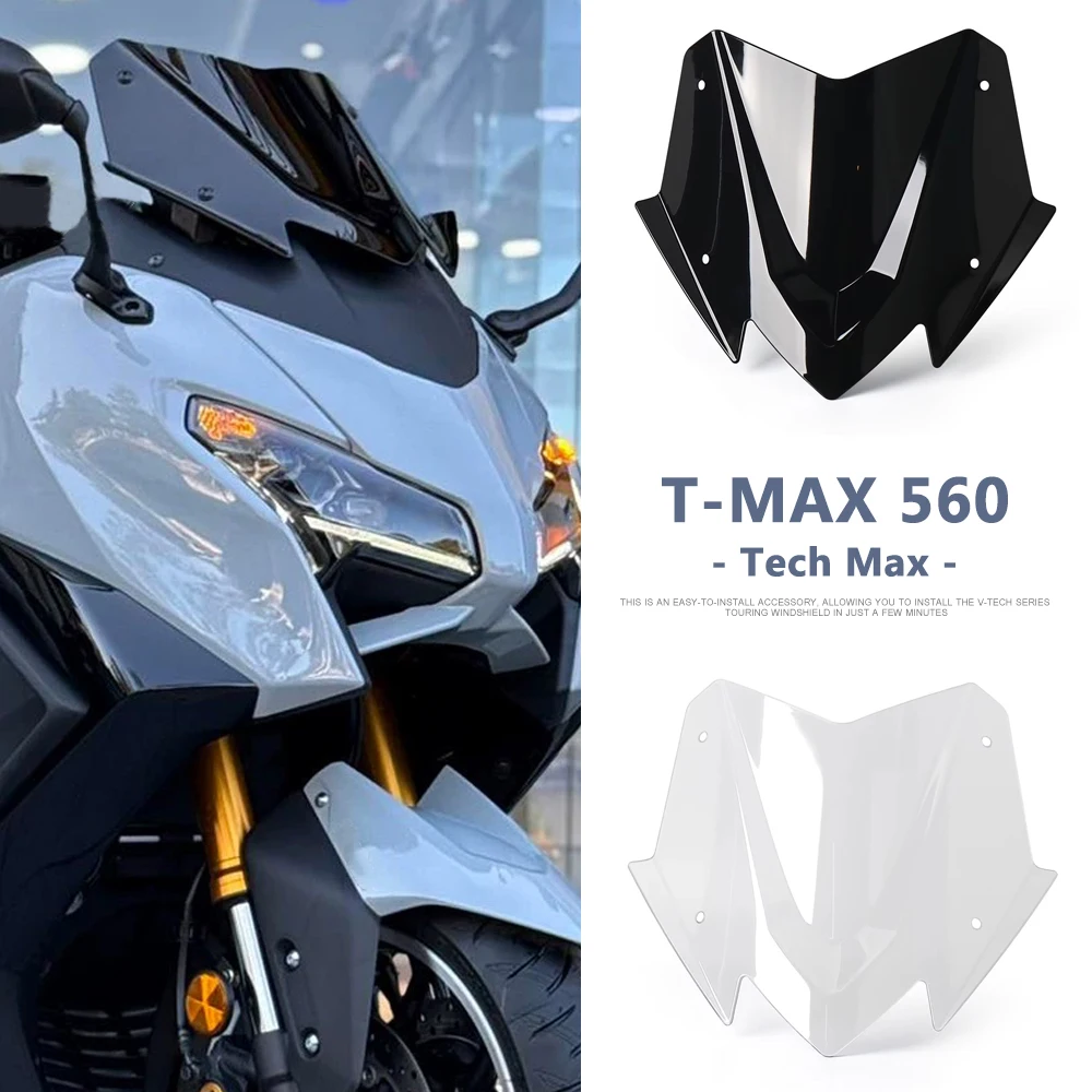 

2022-2026 New Motorcycle Windscreens Windshield Air Fairing Wind Deflectors Viser Visor For YAMAHA T-MAX 560 Tech Max TMAX 560