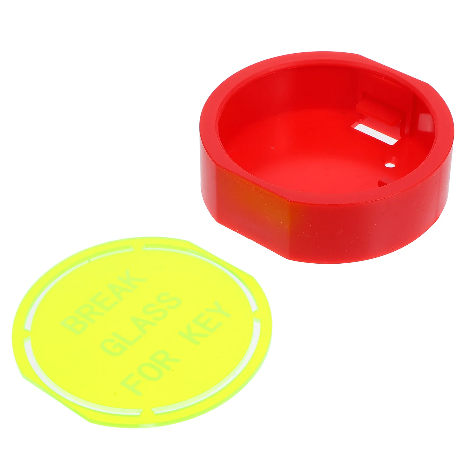 Emergency Wall Mount Lock Box Break Glass Case for Keys Cards Multi Functional Security Safe for Hotel Office Home